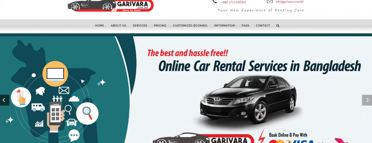 Garivaracom.bd Home page